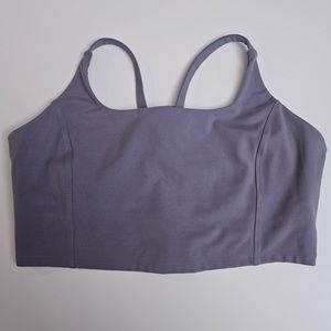 Dharma Bums Airbrush Lite Sunshine Crop, Purple Ash, Size 14, Like New!